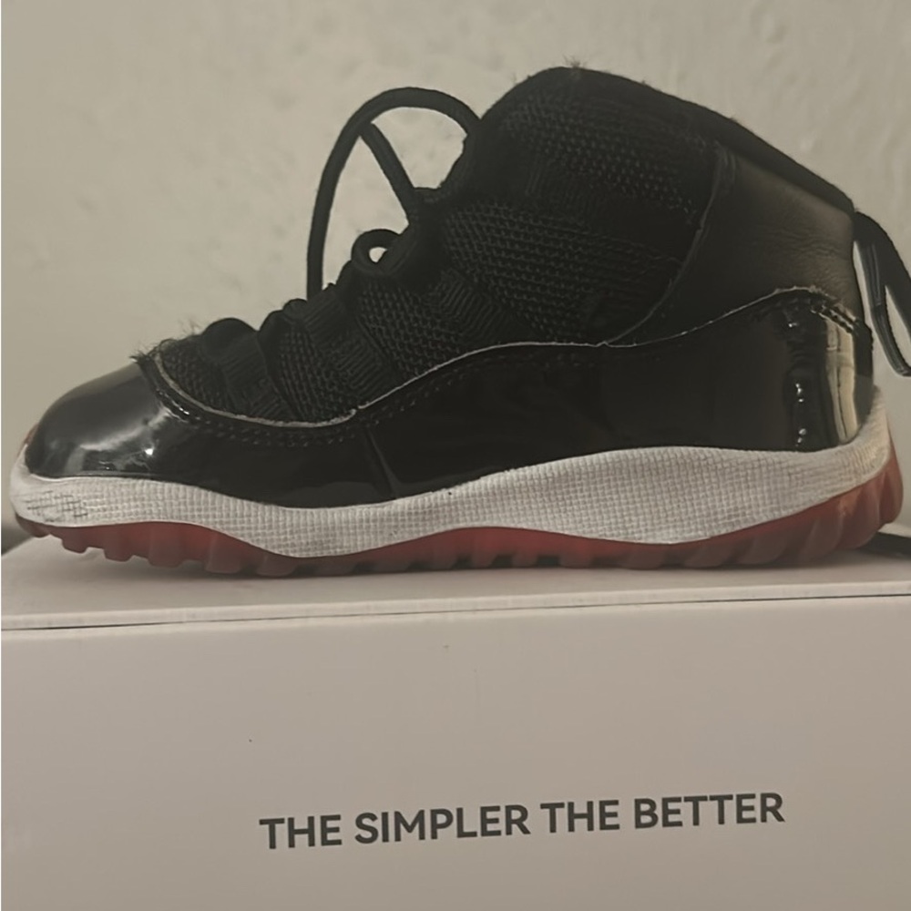 Jordan Kids Sneakers Black and Red